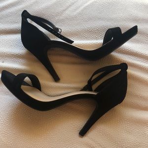 All black High heels